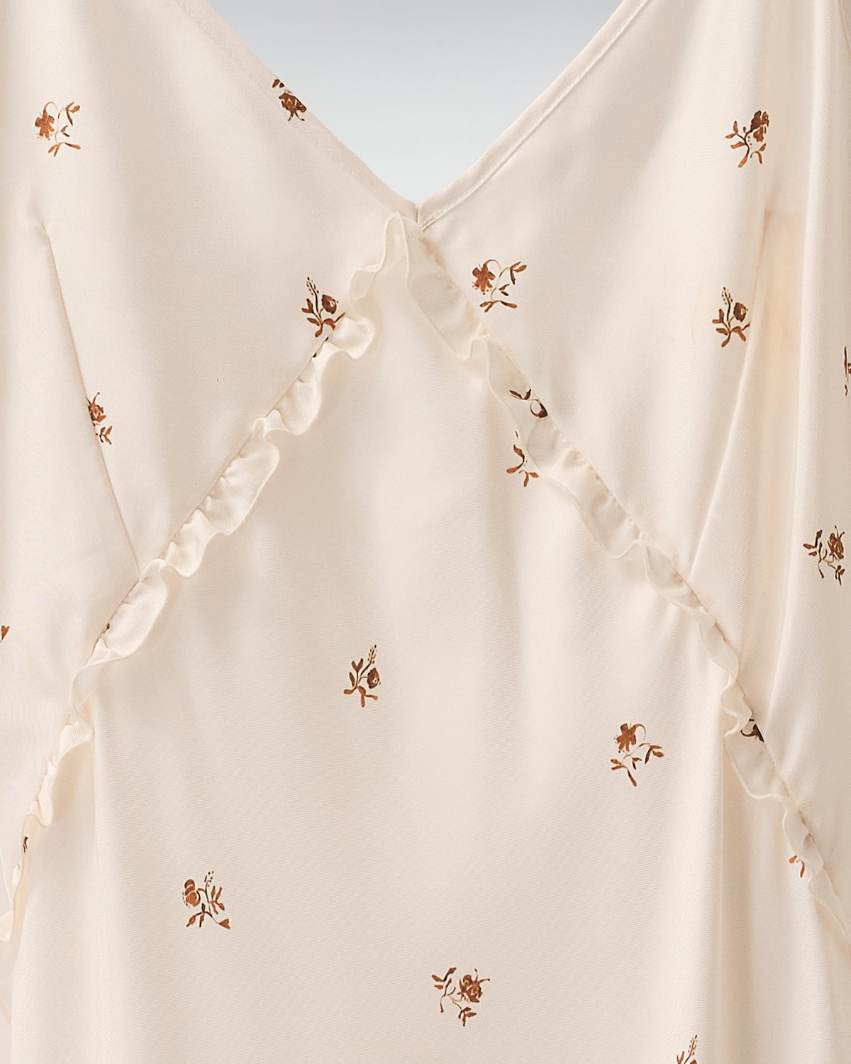 SLIP DRESS SIBILLA SETA STAMPA MICROFIORI