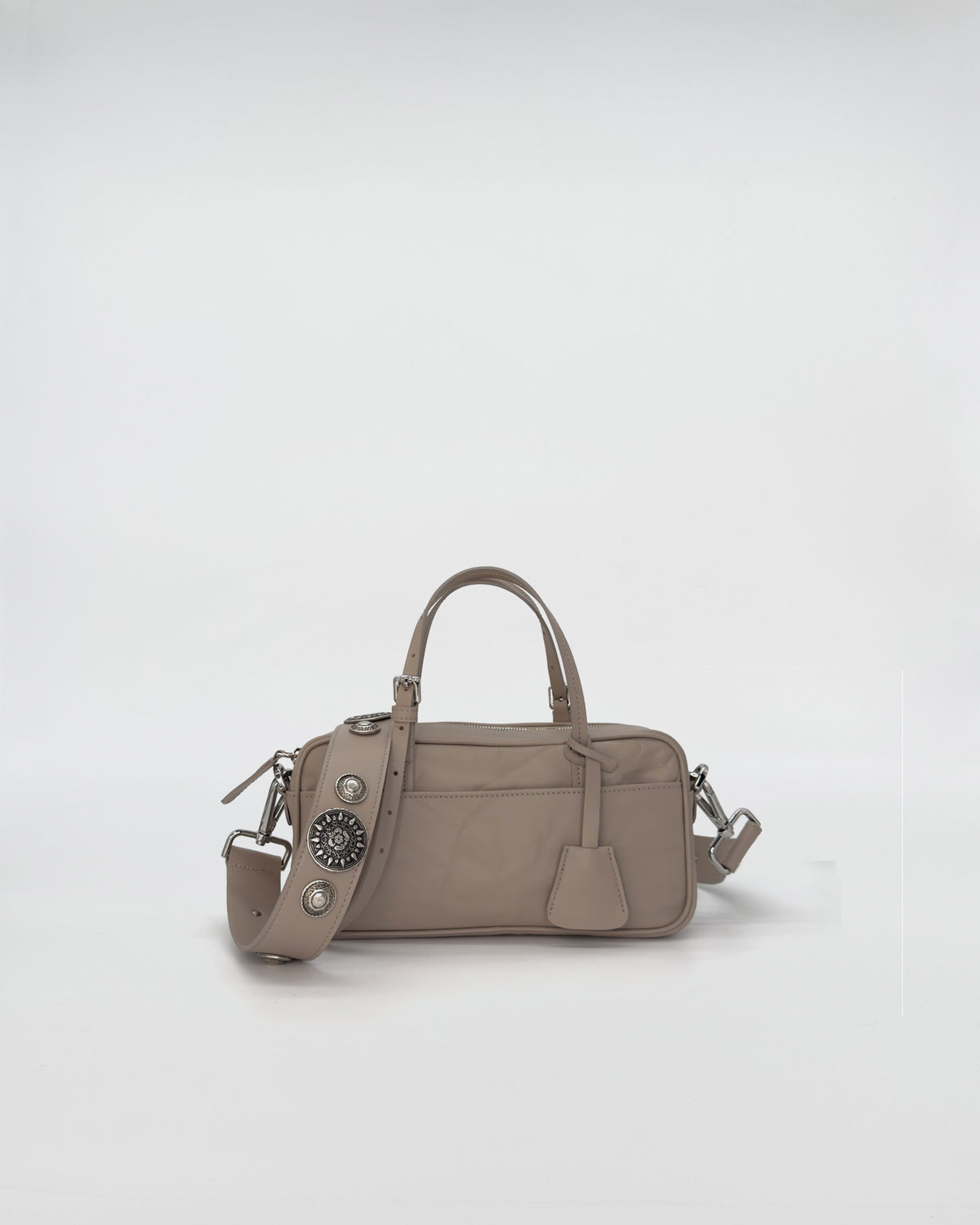 ASIA VITELLO LAVATO TRACOLLA ROCK borsa in pelle lavata con design essenziale e manici eleganti.