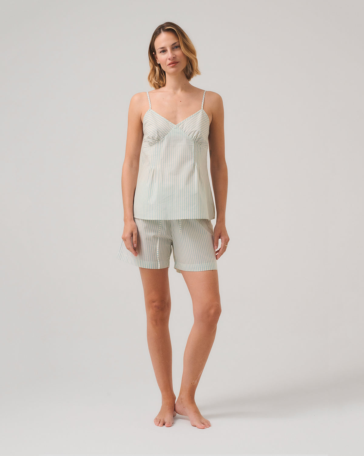 SHORTS ENEA COTONE FANTASIA RIGHE