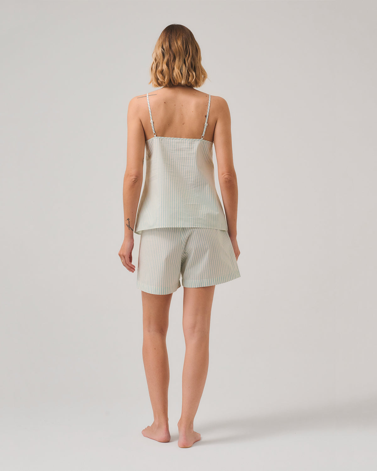 TOP KLEO COTONE CON NERVATURE FANTASIA RIGHE