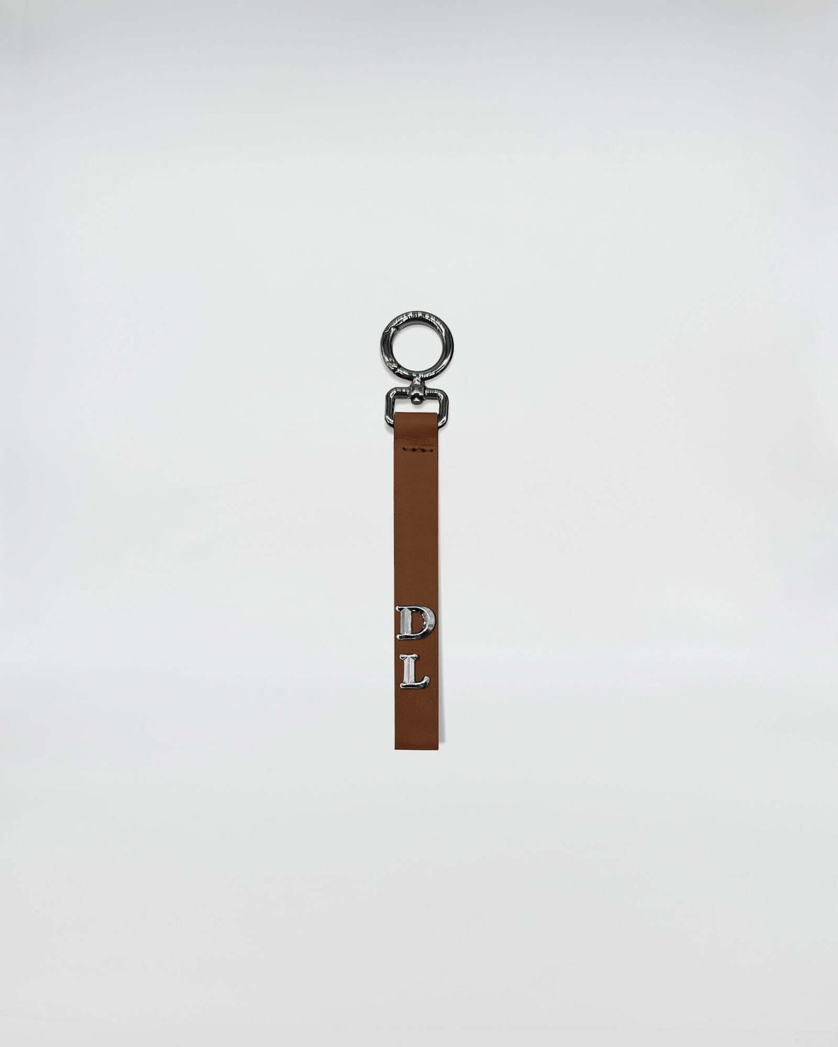 PORTACHIAVI IN PELLE SOLO TUO con anello apribile e personalizzazione in pelle, collezione DL1221.