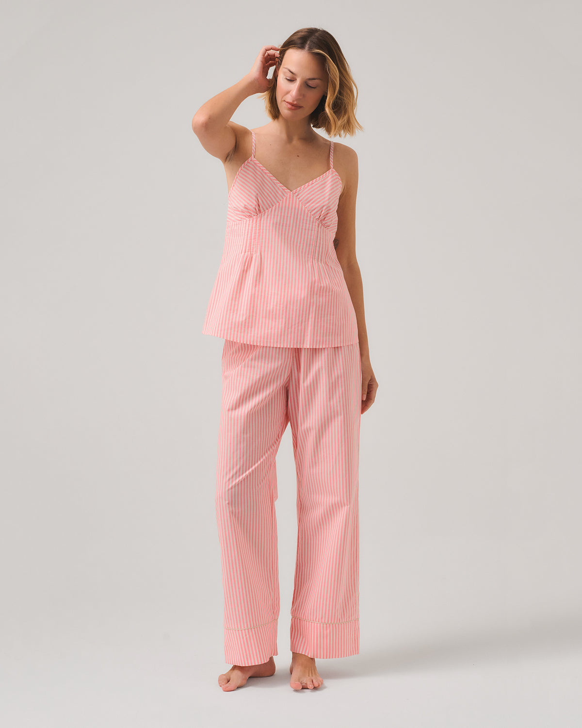 PANTALONE DIMITRI COTONE FANTASIA RIGHE