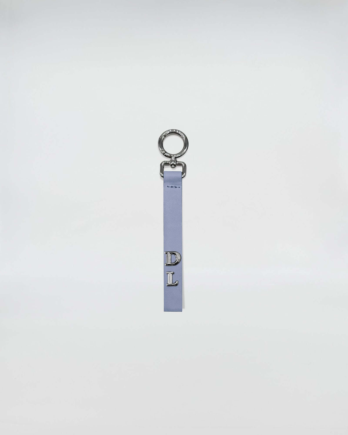 PORTACHIAVI IN PELLE SOLO TUO con anello apribile, personalizzabile con lettere, lunghezza 12 cm, collezione DL1221.